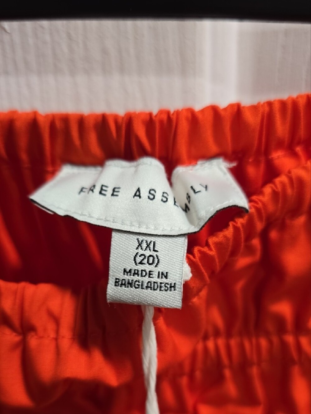 Free Assembly Bright Orange Skirt Size XXL (20) - Picture 10 of 10